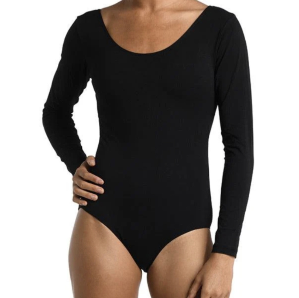 Women's Black Small Leotard